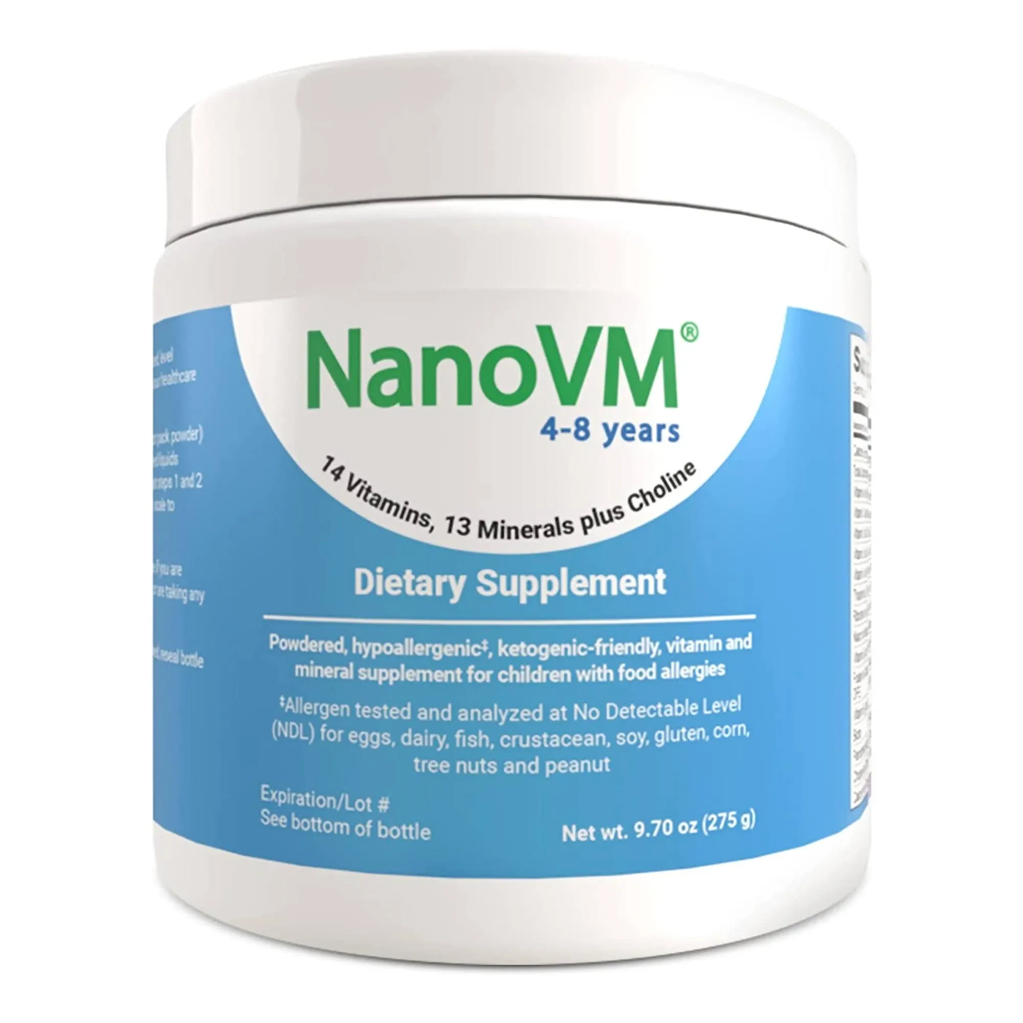 NanoVM 4 - 8 Years Pediatric Oral Supplement, 275 Gram Can