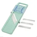 NN/A New Mandoline Slicer New Benriner Japanese Mandoline Slicer Green Made in Japan by VV Brother's Store