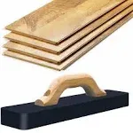 Heavy Big Tapping Block, NAACOO Flooring Tools, 2.7lbs | 15-1/2in, Needn't Mallet, Just Tap Floor Directly. Only 1-2 Times to Complete Wood Flooring Installation. More Durable, Efficient and Safer.