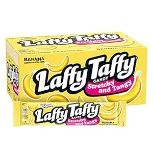 Stretchy & Tangy Laffy Taffy Banana Candy 1.5 oz