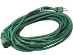 Southwire 80-ft 16/3 Green 3 Prong Outdoor SJTW Heavy Duty