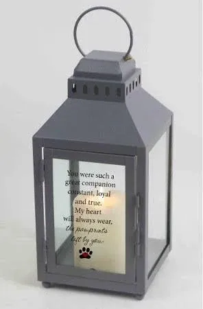 Metal Lantern - A Heartfelt Remembrance and Sympathy/Grieving Gift for Pet, Cat and Dog Lovers