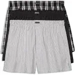 NWB CALVIN KLEIN XL Size 40-43 Multi-Color 3 Pairs Men&#039;s Knit Boxers MSRP $42