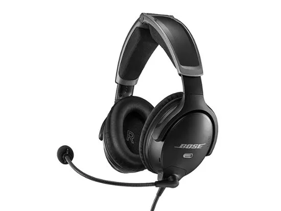 Bose A30 Aviation Headset - Black