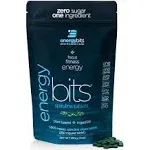 ENERGYBITS - Organic Spirulina Tablets - Plant-Based Algae Superfood - for Focus, Fitness, Energy - Plant Protein - Gluten Free - Collagen, Vitamin B12, Omega 3 - Keto & Vegan - 1000 Algae Tablets