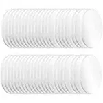 Tongass (50-Pack) 4" Clear Acrylic Circle Blanks for Craft DIY Flat Ornament ...