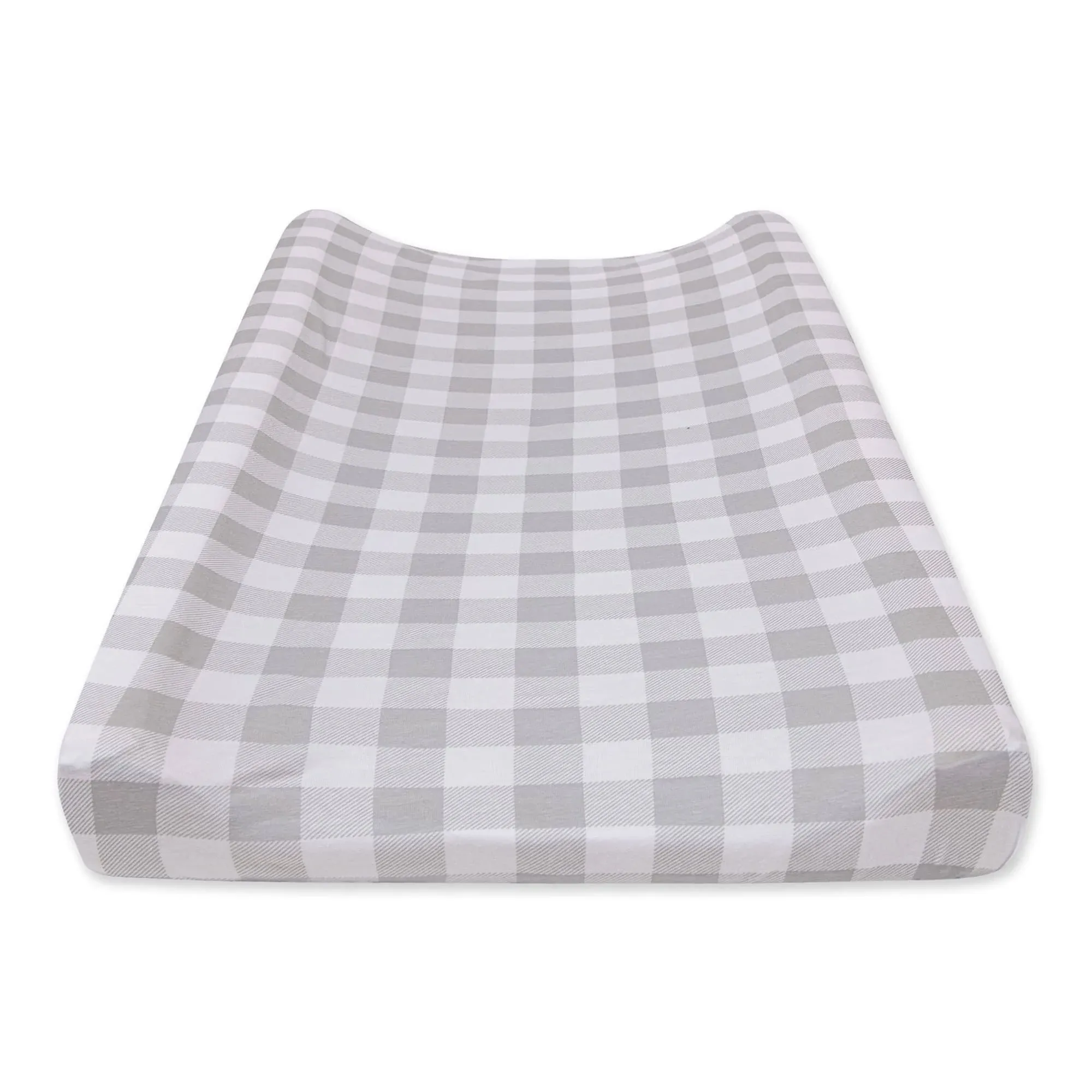 Burt's Bees Baby Buffalo Check Changing Pad Cover - Fog