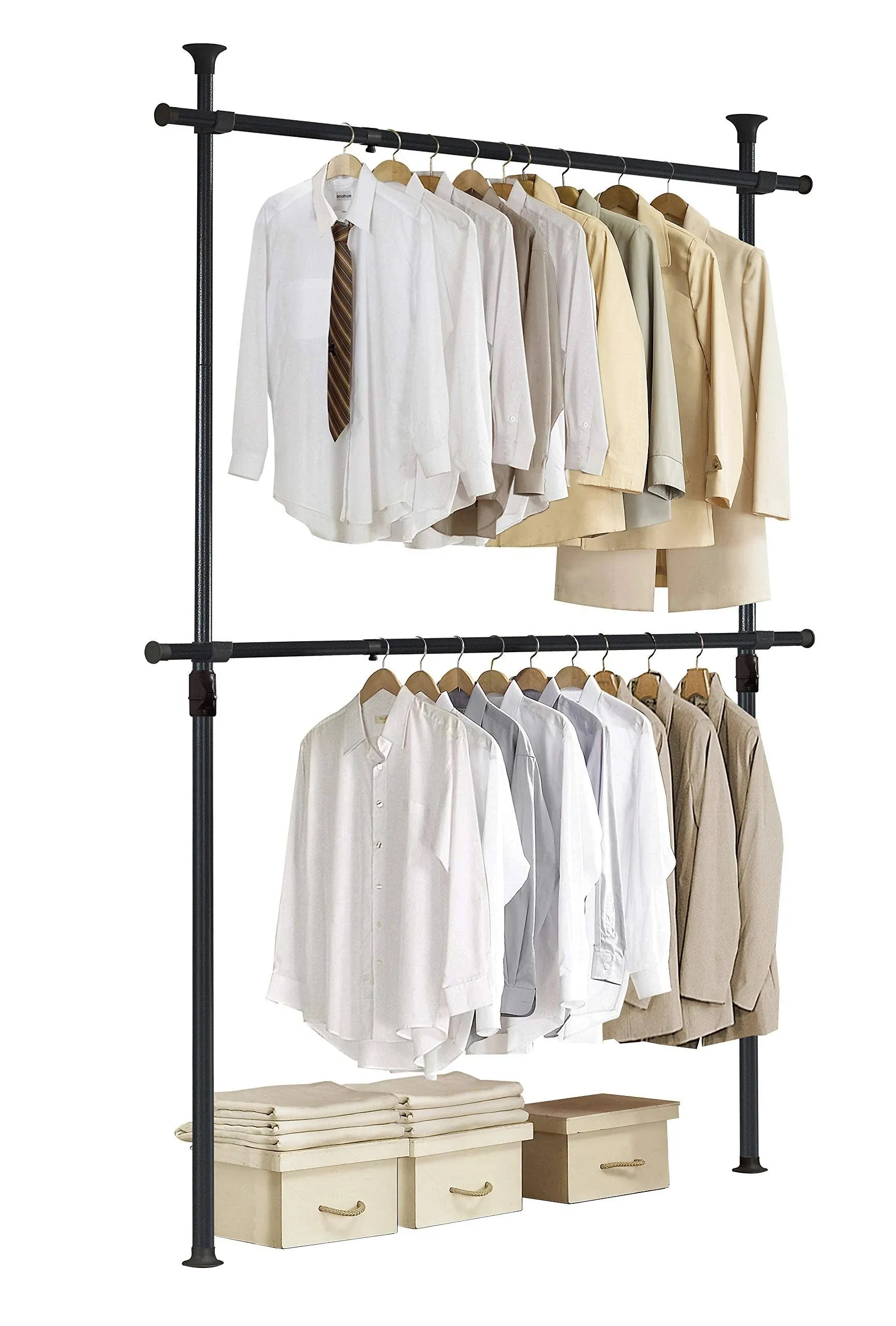 Prince Hanger, One Touch Double Adjustable Clothes Rack, Clothing Rack, Garment ...