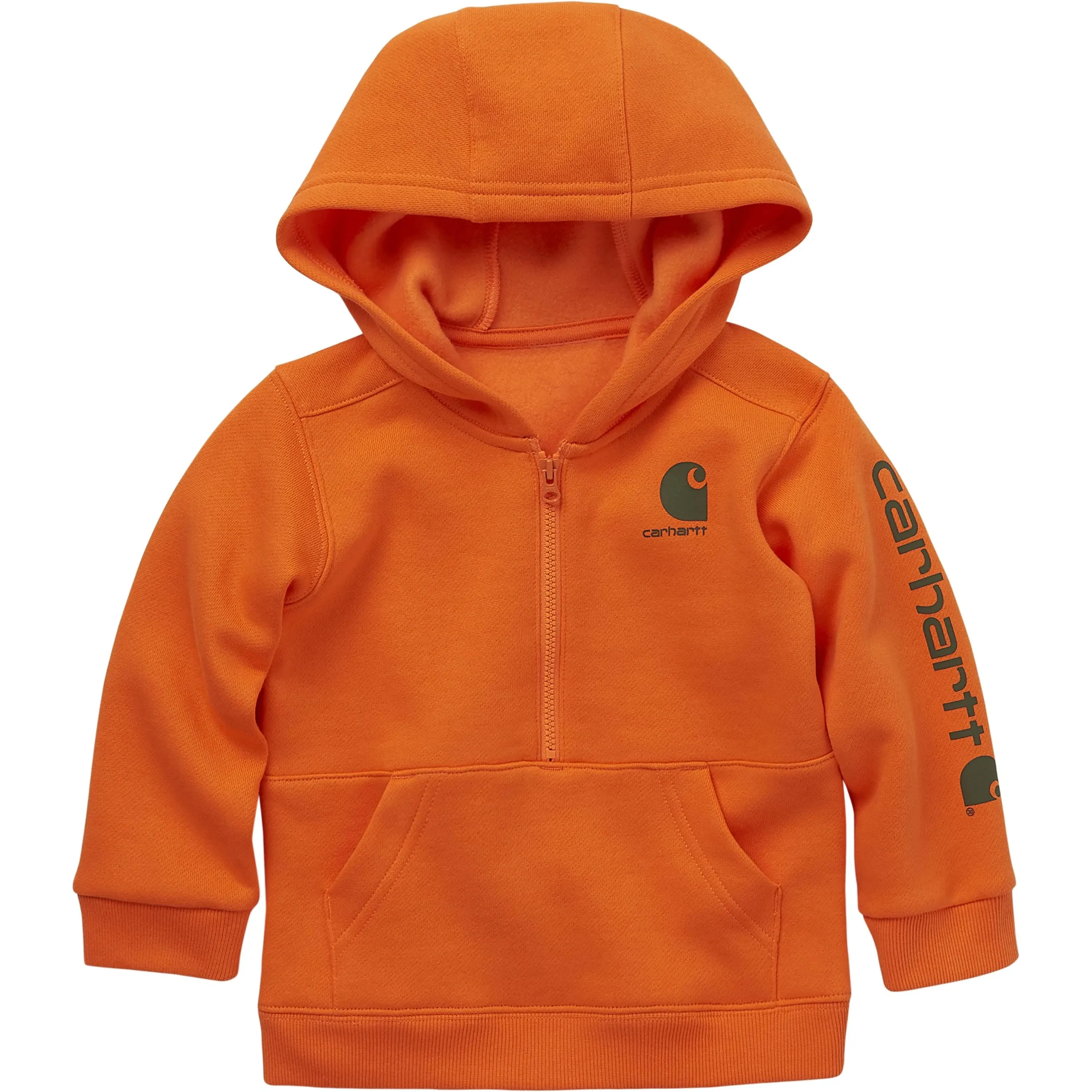 Carhartt Boys' Long-Sleeve Half-Zip Sweatshirt