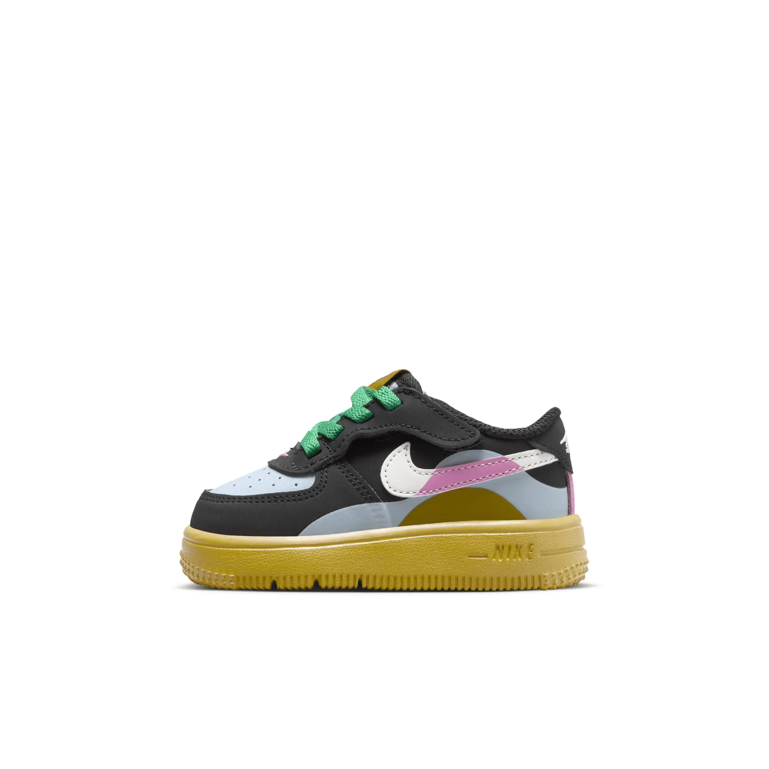 Nike Toddler Air Force 1 LV8 EasyOn in Black | Size 4C | FN0408-001