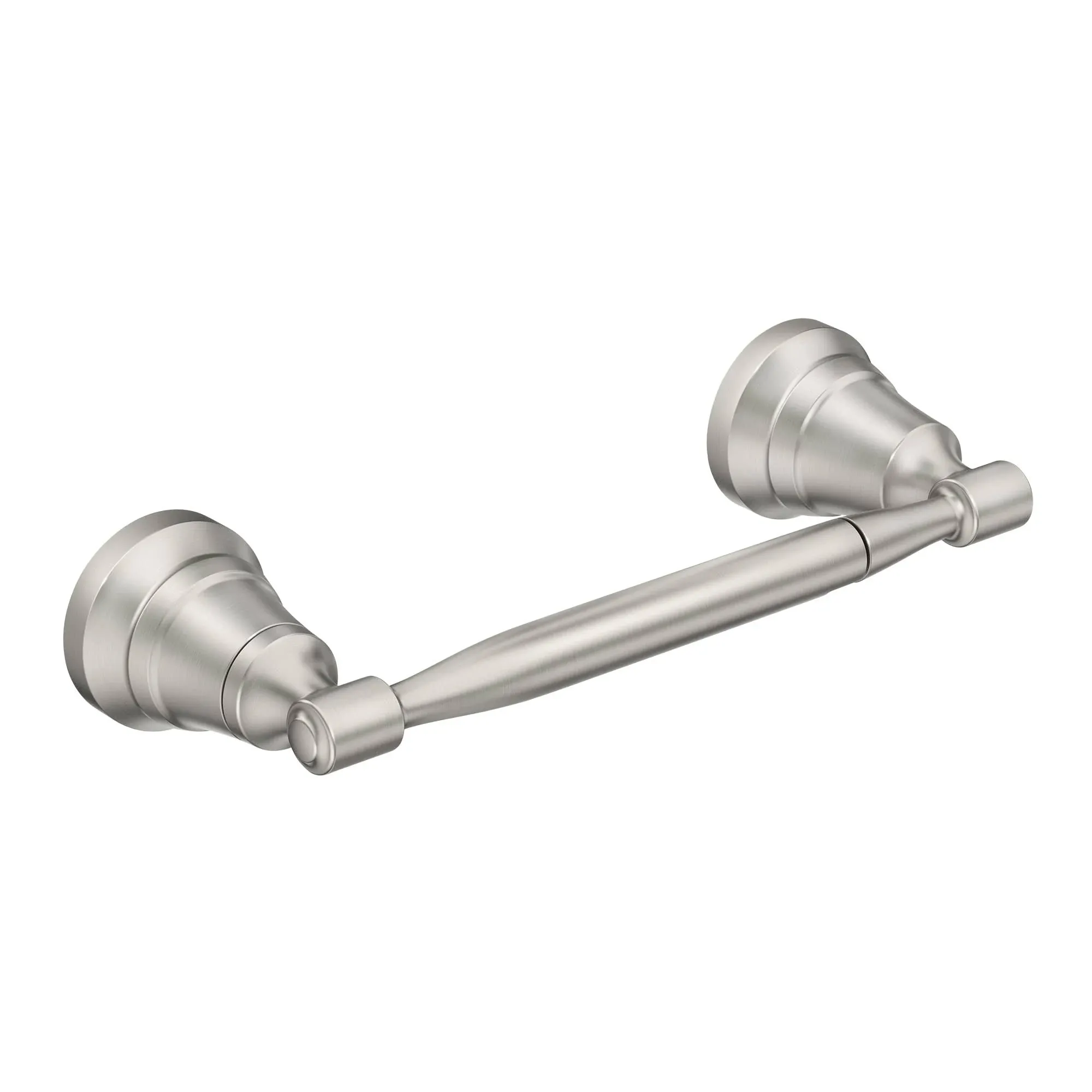 Moen Halle Brushed Nickel Moen MY0308BN Halle Double Post Pivoting Toilet Paper Holder, MY0308BN