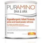 PurAmino Hypoallergenic Amino Acid Based Powdered Formula with Iron - 14.1 oz can