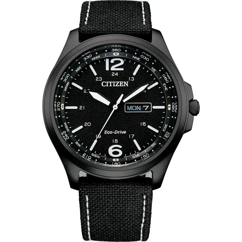 Citizen Men's Eco-Drive Black Strap Watch Aw0115-03e, Size: One Size