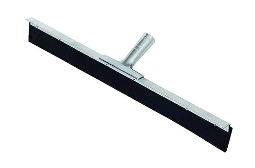 Rubbermaid FC9C3200BLA 24" Black Straight Blade Rubber Floor Squeegee with Metal Frame