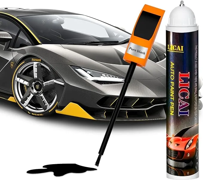 Mann Filter Touch Up Paint for Cars, Automotive Black Car Scratch Remover Pen, Two-in-One Car Touch Up Paint Pen, Quick & Easy Solution to Repair