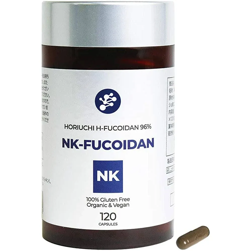 NK-FUCOIDAN 120 Grains |Horiuchi Fucoidan|High Molecular Weight Fucoidan ...