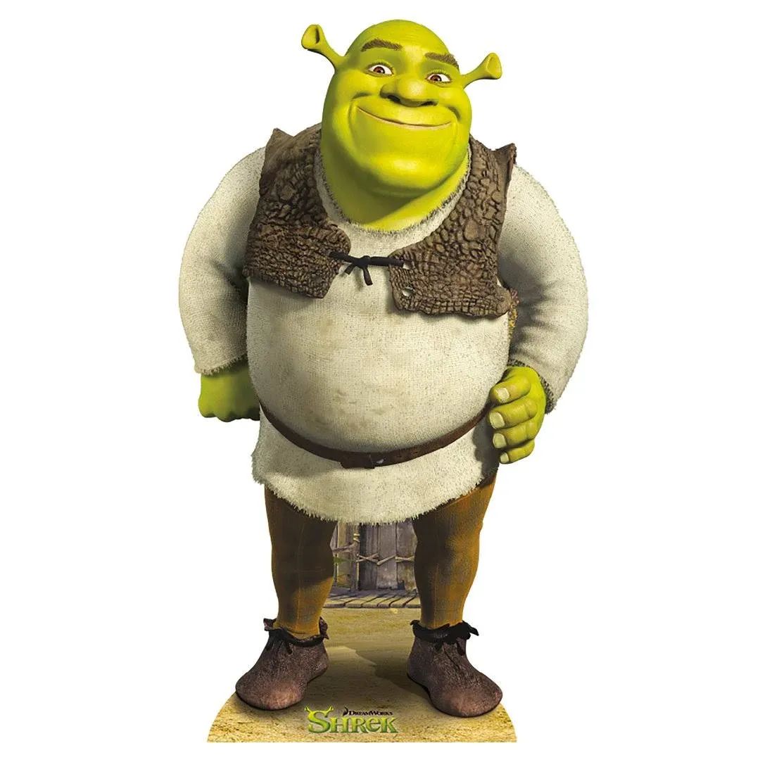 Shrek Cardboard Cutout Standee - Officially Licensed - 71 in x 37 in