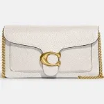 Coach Tabby Chain Leather Clutch Bag