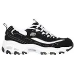 Skechers Women's D'Lites - Biggest Fan Black/White