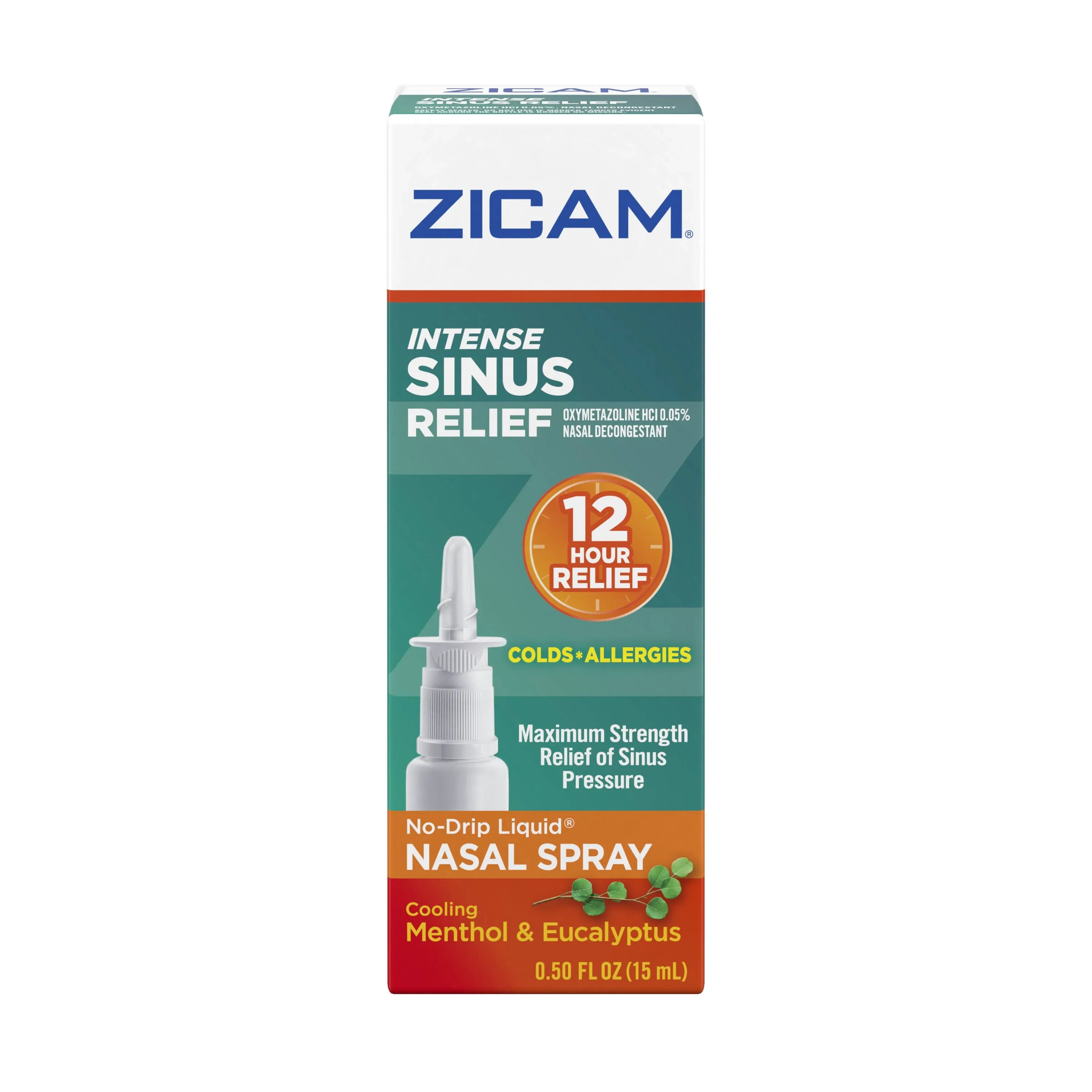 Zicam Intense Sinus Relief No-Drip Liquid Sinus Gel - 0.5 fl oz bottle