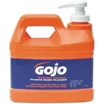 Gojo Natural Orange Pumice Hand Cleaner, Orange Citrus Scent - 0.5 gal jug