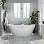 Empava 67 in. Freestanding Soaking Bathtub