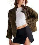 Free People Dolman Quilted Knit Jacket