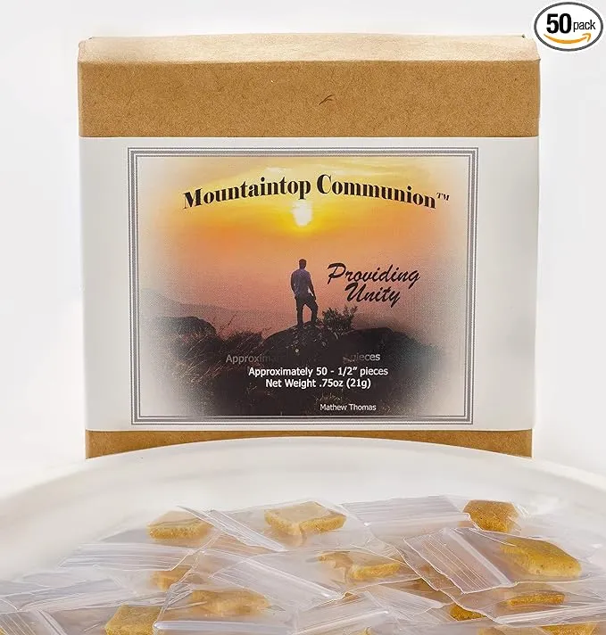 Individually Wrapped Gluten-Free Communion Bread (50 Count)