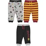 Harry Potter Infant Baby Boys 3 Pack Jogger Pants Gryffindor 18 Months