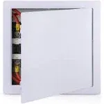 Plumbing Access Panel for Drywall 16 x 16 Inch Plastic Access Door Removable Wall Access Panel Ceiling Reinforced Hinged Durable White