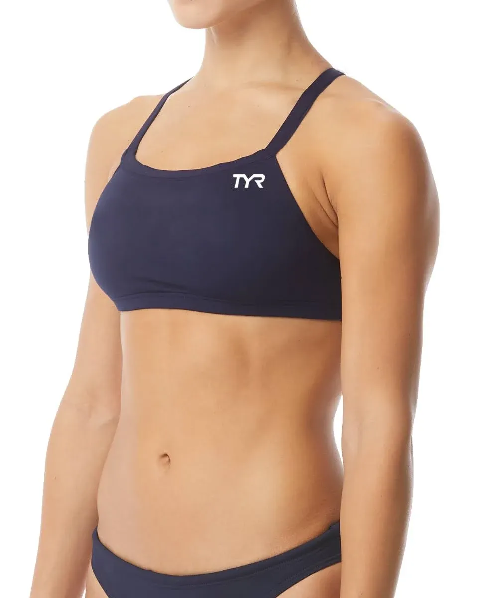 TYR Women's Solid Diamondfit Top Swimsuit