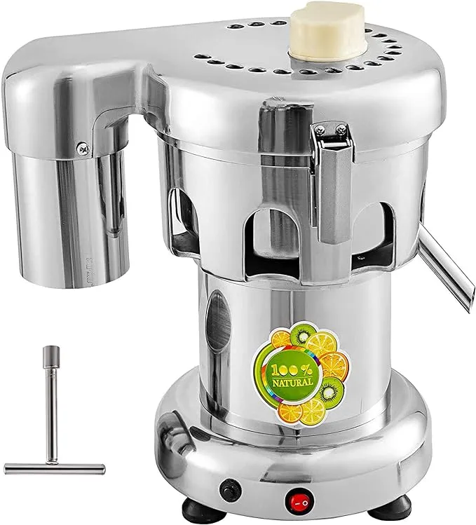 VBENLEM Commercial Juice Extractor Heavy Duty Juicer Aluminum Casting and Stainless Steel Constructed Centrifugal Juice Extractor Juicing both Fruit and Vegetable