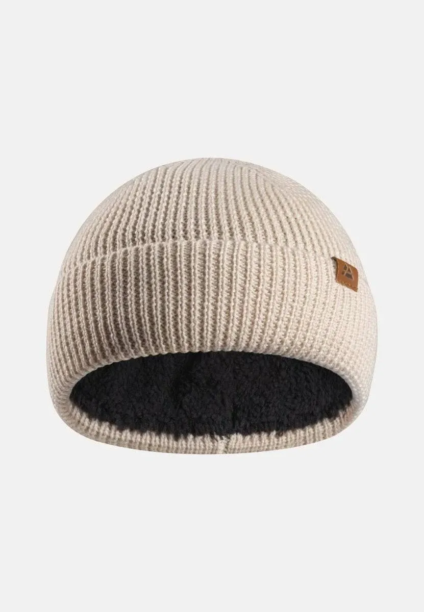 DANISH ENDURANCE Merino Wool Beanie, Fleece Lined Winter Hat for Men & Women