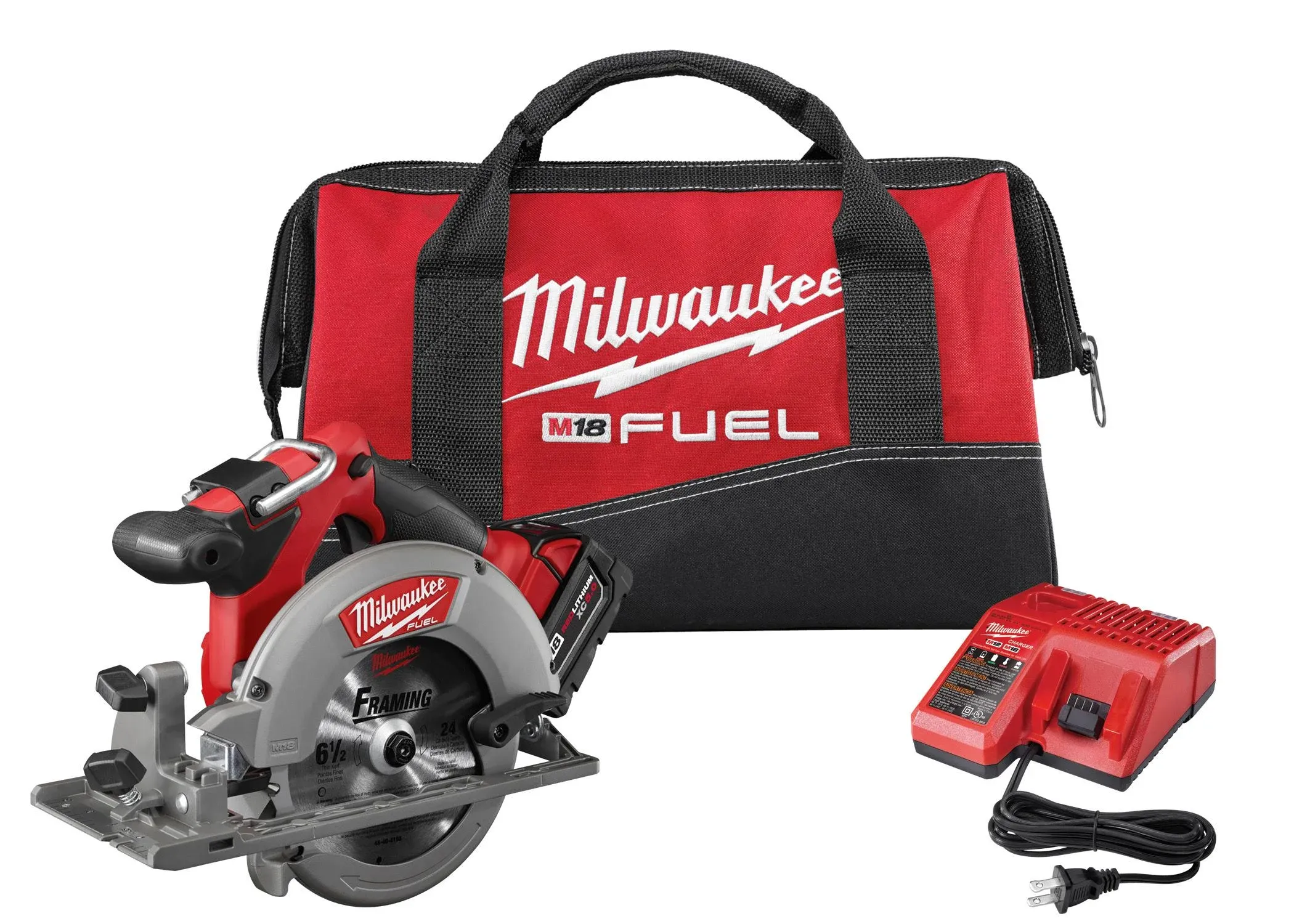 Milwaukee 2730-21 M18 Fuel 6 1/2 Circ Saw 1 Bat Kit