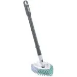 Casabella Tub &amp; Tile Brush - Bathroom Cleaning Brush, Graphite/Aqua 