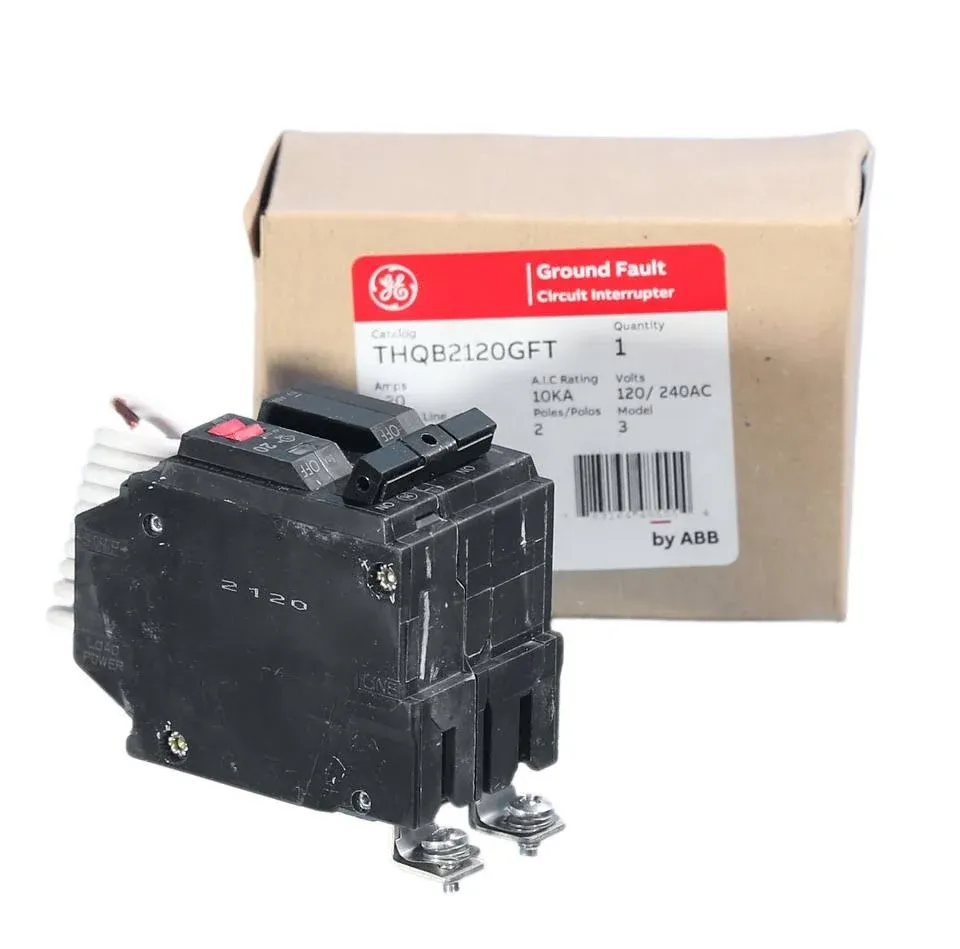 General Electric THQB2120GFT 2 Pole Ground Fault Circuit Breaker