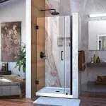 DreamLine SHDR-20357210-<wbr/>09 Unidoor 35-36&#034;W Frameless Shower Door in Satin Black