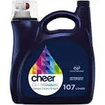 Cheer Liquid Laundry Detergent, HE Compatible, 154 fl oz, 107 Loads Free Ship