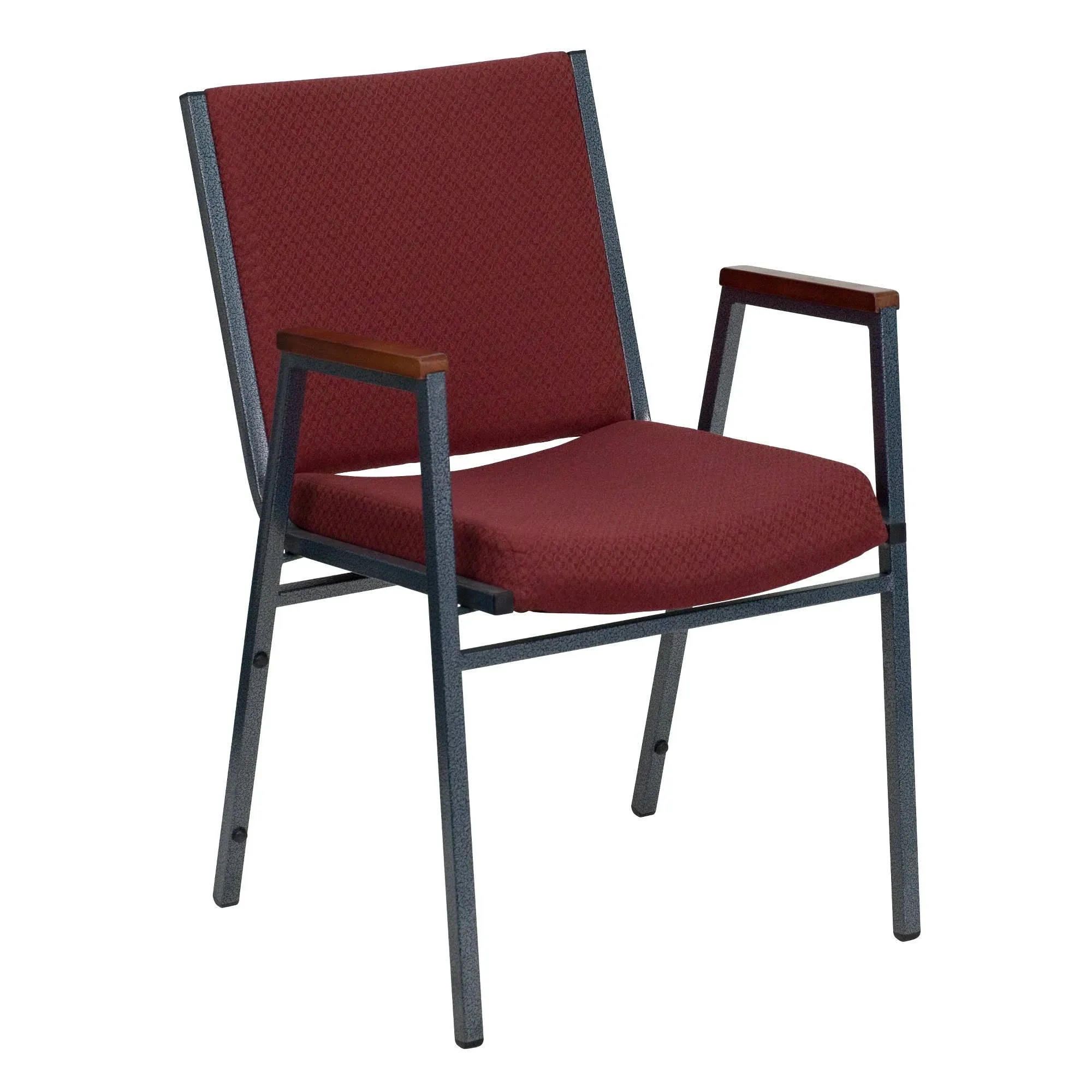 Flash Furniture HERCULES Series Heavy Duty Fabric Stack Chair with Arms XU-60154