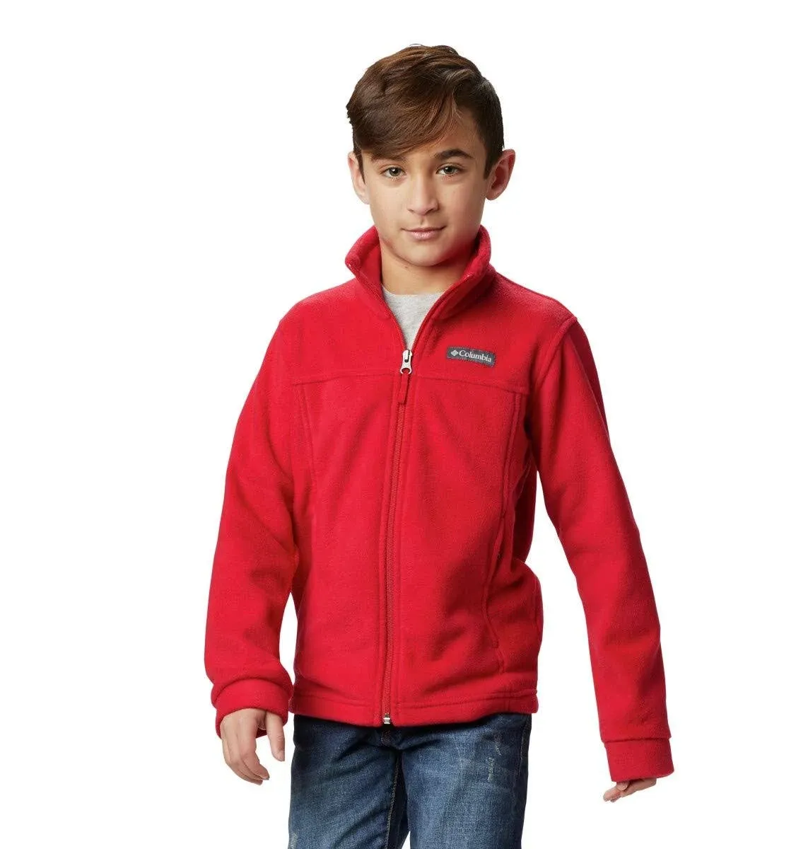 Columbia Toddler Boys' Steens MT II Fleece Jacket - 3T - Mountain Red