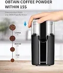 SHARDOR Coffee Grinder Electric with 1 Removable Stainless Steel Bowl