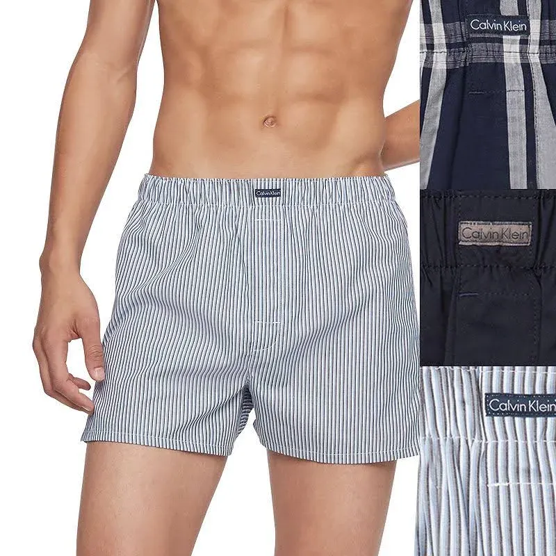 Calvin Klein Men's Cotton Classics 3-Pack Boxer