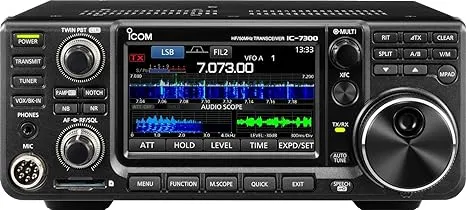 ICOM 7300 02 Direct Sampling Shortwave Radio Black