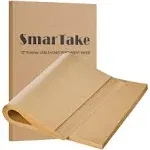 SMARTAKE 200 Pcs Parchment Paper Baking Sheets