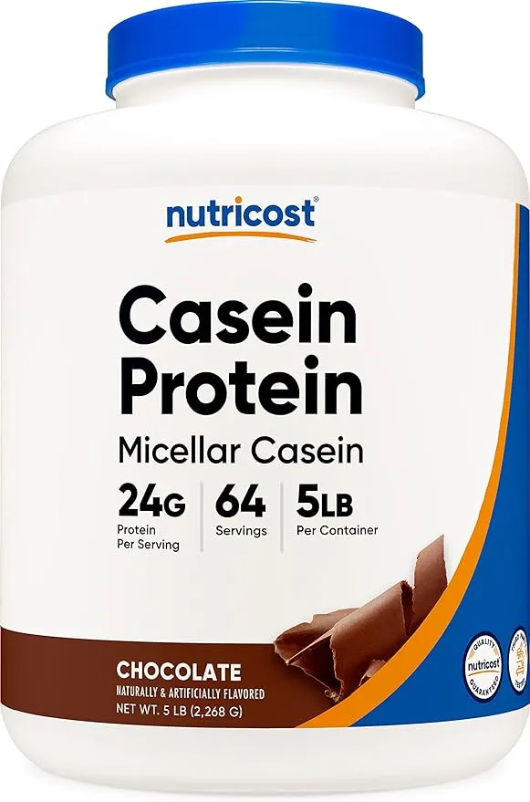 Nutricost Casein Protein Powder 5 lbs / Chocolate