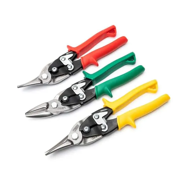 Wiss M123R Aviation Snip Set, 3-Piece