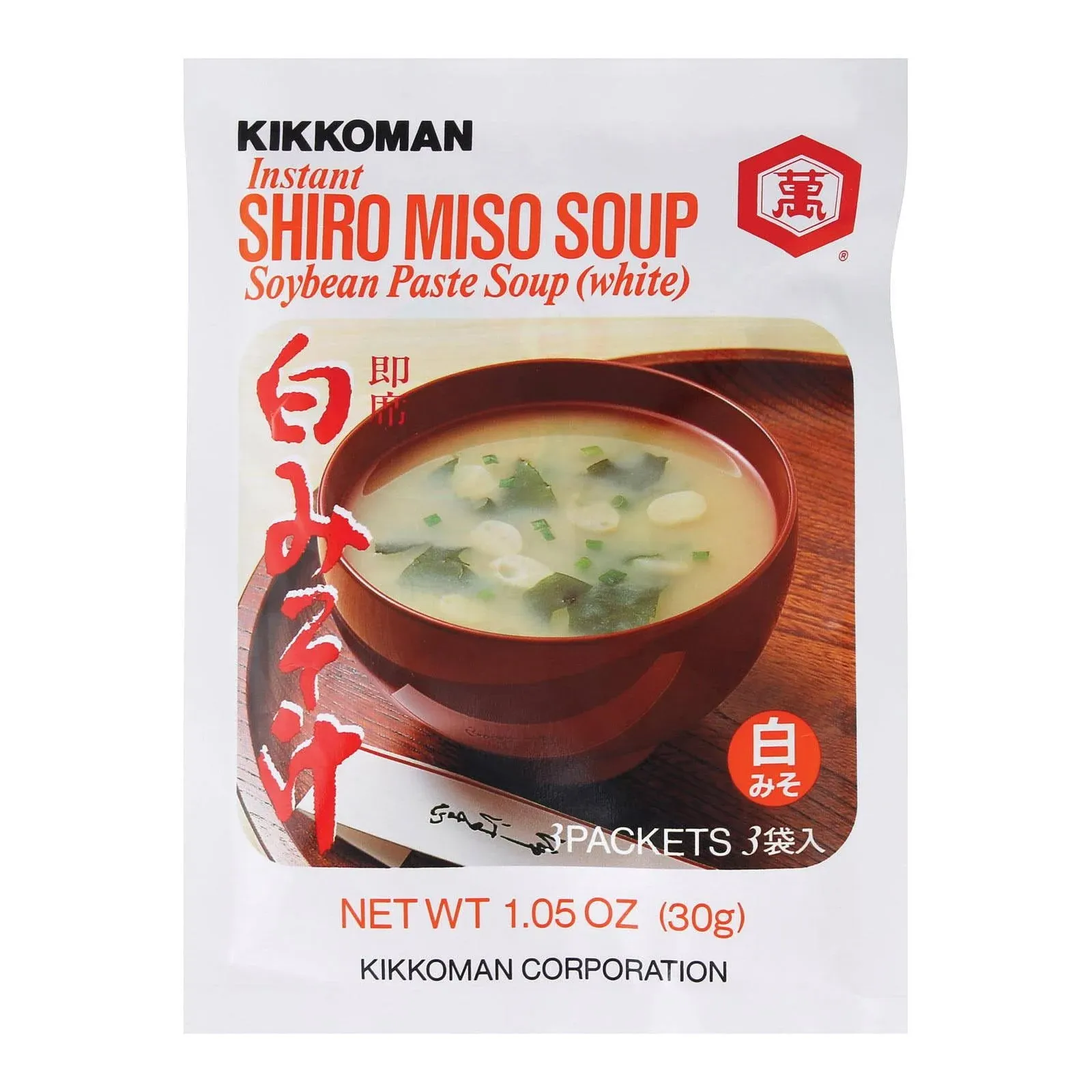 KIKKOMAN: Instant Shiro Miso Soup, 1.05 oz