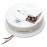 Kidde i12040 120V AC Wire-In Smoke Alarm with Battery Backup and Smart Hush