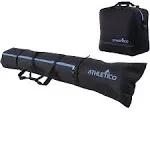 Athletico Padded Two-Piece Ski and Boot Bag Combo | Store & Transport Skis Up to 200 CM and Boots Up To Size 13 | Includes 1 Padded Ski Bag & 1 Padded Ski Boot Bag