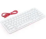 Raspberry Pi Keyboard - US Layout - Red/White